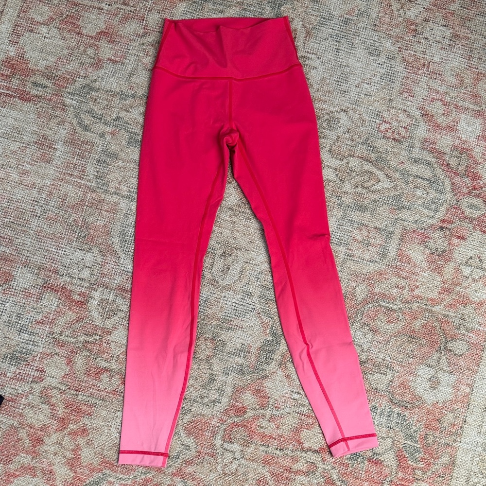 Lululemon Pink Ombré Leggings